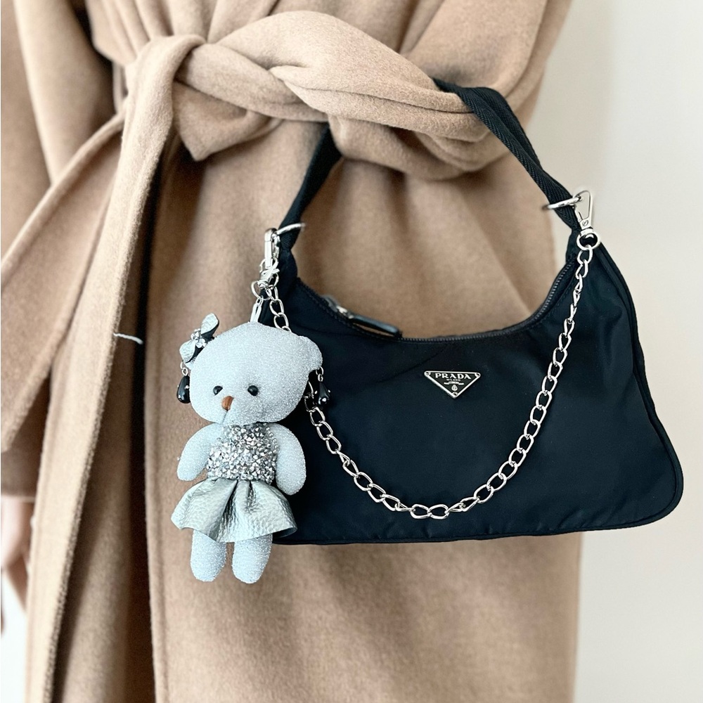 Authentic PRADA nylon vintage small shoulder bag (A2001)